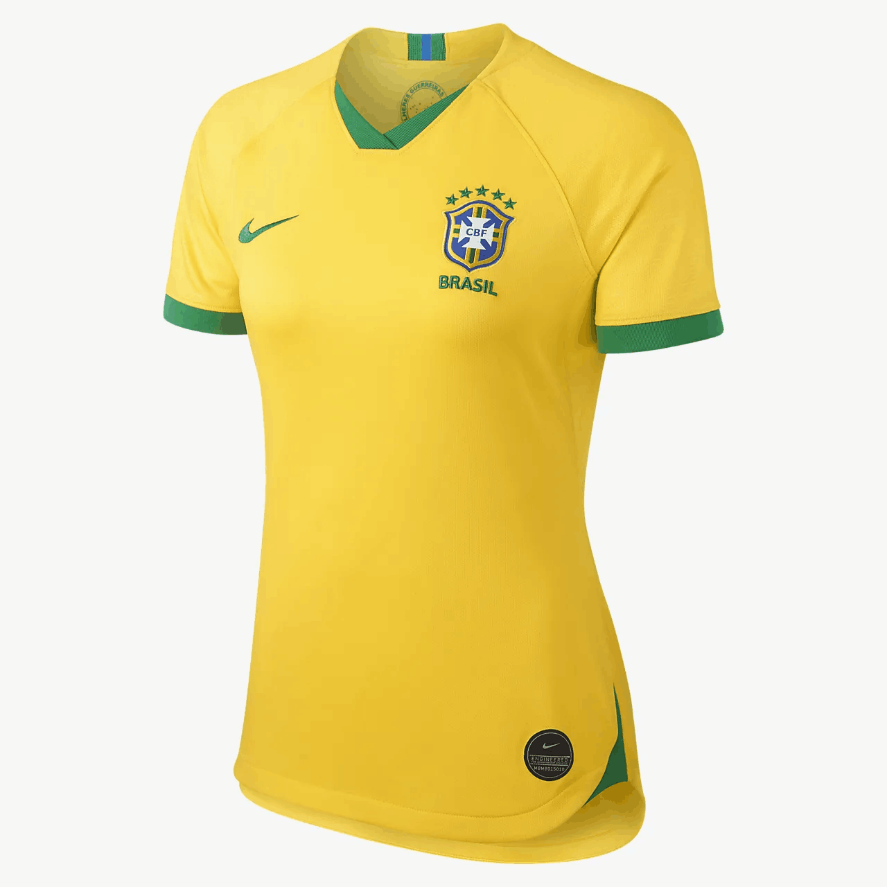 camiseta primera equipacion Brasil 2020 mujer